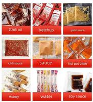 Machine d'emballage multifonctionnelle pour liquides, sauces, pâtes, miel, huile, confiture, ketchup, sachets liquides avec imprimante de date