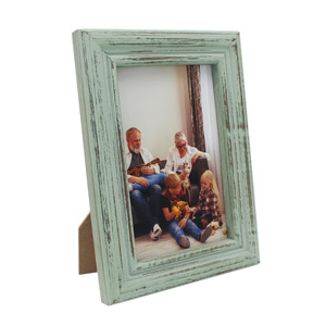 Wood Photo <b>Frame</b> 6 Inch Rectangular Vintage Style Tabletop Display For Living Room Decor - Product Image 1