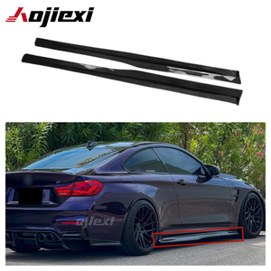 Gonna laterale in fibra di carbonio stile PSM per <span class=keywords><strong>BMW</strong></span> <span class=keywords><strong>4</strong></span> <span class=keywords><strong>serie</strong></span> F82 M4 perfetta installazione laterale del paraurti Splitter alta qualità Body Kit - Product Image 1