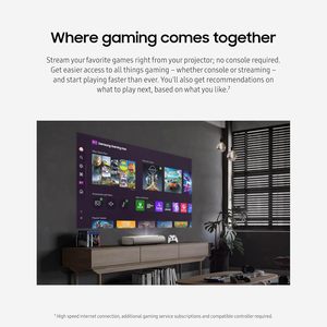 Projecteur laser à ultra courte focale <span class=keywords><strong>Samsung</strong></span> LPU7DSAX 4K pour cinéma maison, projecteur intelligent Tizen OS UST pour jeux et streaming TV - Product Image 4