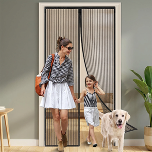 Zanzariera Magnetica Moderna in Poliestere per Porta con Forte Magnete - Vendita all'Ingrosso - Product Image 1