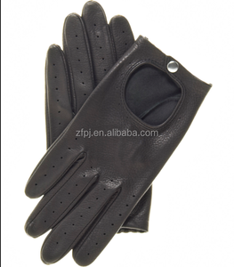 <span class=keywords><strong>Gants</strong></span> de cyclisme Lady Fashion en cuir de mouton noir <span class=keywords><strong>marron</strong></span> pour femmes en Europe - Product Image 3
