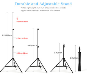 Có thể gập lại 2x2m Nhiếp ảnh <span class=keywords><strong>Backdrop</strong></span> đứng lý tưởng thiết bị phòng thu Hệ thống hỗ trợ bao gồm mang theo túi - Product Image 3