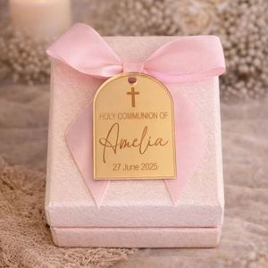 Personalized Laser Engraved Acrylic Nameplate, Custom <b>Name</b> Logo DIY Handmade Jewelry, Wedding <b>Ceremony</b> Party Favors <b>Gifts</b> - Product Image 2
