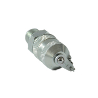 Accouplements d'essai de pression hydraulique en acier au carbone NPT et BSPP filetés techniques forgées raccords de gazole BSPT modèle Standard «tête»