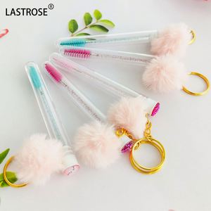 Beautiful <b>Eye</b> Lashes Brush Disposable Mascara Keychain Wand Eyelash Brush Tube Lash Cleansing Brush for Eyelash Extensions - Product Image 5