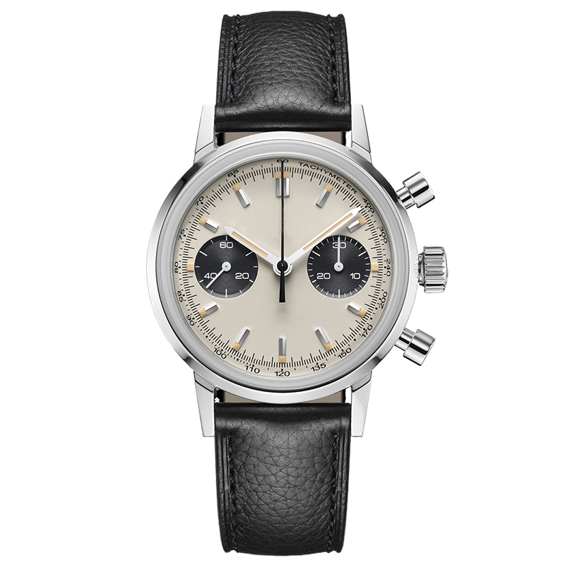 Cinturino nero quadrante giallo deserto