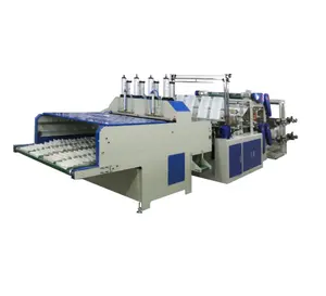 PE/Polythene 8 lines Biodegradable Shopping Carrier Nylon T shirt Bag making Machine Plastic