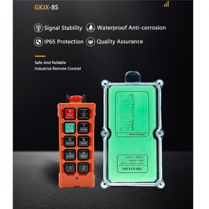 Control Remoto Inalámbrico para Cabrestante Eléctrico Industrial de Larga Duración, 8 Botones de Velocidad Única, PA66 y Fibra de Alta Calidad - Product Image 1