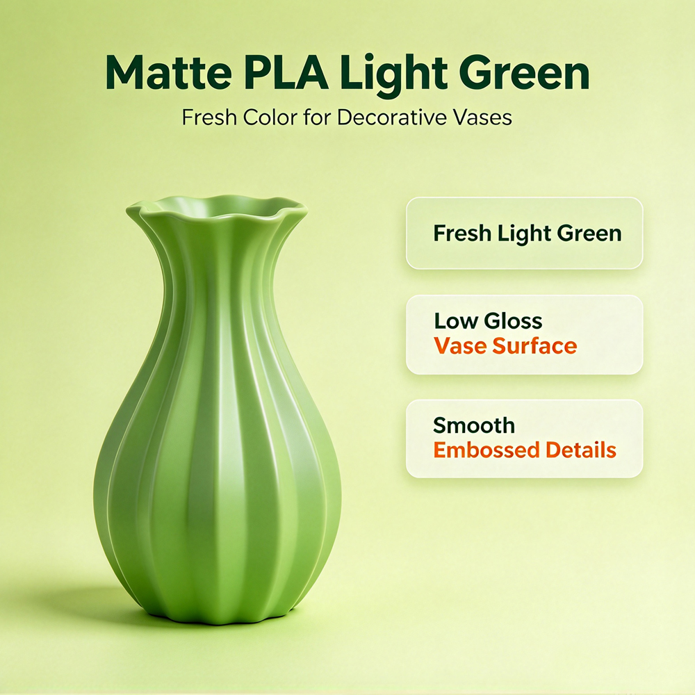 HAOXI 3D MATTE PLA Filament Matte Finish Hide Layer Line for Art Deco Project Factory OEM Stock Fast Shipping · image 4