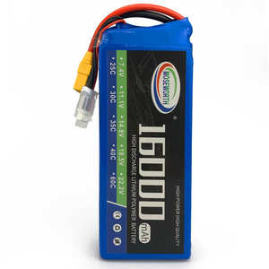 6S 22.2V 16000Mah Lipo Batterij Voor Rc Helikopter Drone Quadcopter Vliegtuig Landbouwvliegtuigen 22.2V 16ah Lipo Batterij - Product Image 1