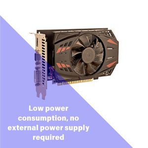 Pandl Máy tính để bàn nhiều giao diện khả năng tương thích cao khe cắm kép Quạt đơn <span class=keywords><strong>GPU</strong></span> gts450 với card đồ họa 2g - Product Image 3