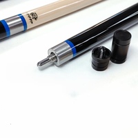 Queue de billard simple de haute qualité 1/2 queue de billard en bois d'érable pointe 12.5-12.8mm