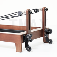 Heimstudio Bestseller Tragbare Klappbare Pilates-Reformer-Maschine für den Heimgebrauch Yoga-Bett mit Rädern & Sprungbrett
