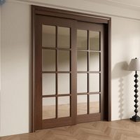 Porte coulissante et pliante en bois insonorisée de style japonais moderne, prix d'usine, finition de qualité supérieure pour appartements