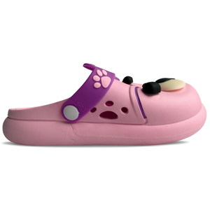 Zoccoli in PVC con design a impronta di zampa, punta tonda, suola in EVA imbottita, ciabatte estive per bambini, taglia 32-33 - Product Image 1