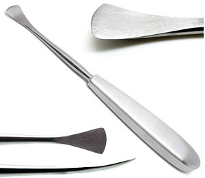 Elevador Periostal Quirúrgico Langenbeck de 17 mm con Punta Afilada, Manual, 8'', Acero Inoxidable, Instrumentos Quirúrgicos, CE ISO General - Product Image 1