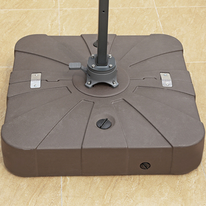 Ombrellone Moderno da Esterno per Hotel, Parasole Quadrato in Alluminio da Giardino, Ombrellone a Braccio Laterale da 3 Metri per Spiaggia e Patio Commerciale - Product Image 6