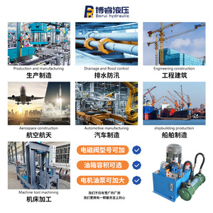 Estación de Bombeo Hidráulica Pequeña Refrigerada por Agua para Elevadores de Carga y Ascensores Residenciales, Estación Hidráulica Especial Fabricada Directamente - Product Image 5