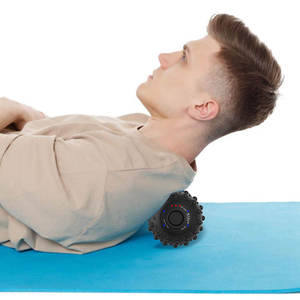 Balle de massage vibrante électrique rechargeable portable pour le fitness, le yoga, le Pilates et la physiothérapie avec étui en silicone - Product Image 5