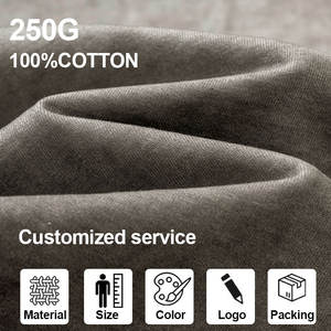 Camisetas lavadas con ácido de gran tamaño para hombre con logotipo personalizado 250GSM Heavyweight 100% algodón Drop Shoulder Raw Hem Vintage Streetwear - Product Image 6