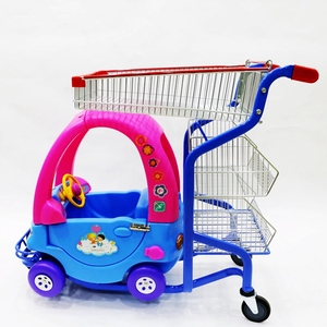 बच्चों प्लास्टिक खरीदारी की टोकरी के साथ एक खिलौना कार - Product Image 6