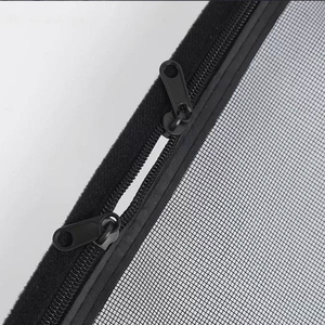 <span class=keywords><strong>Moustiquaire</strong></span> magnétique pour camion, pare-soleil latéral, protection contre les insectes, ventilation respirante, fibre de polyester, couleur unie, semi-transparente - Product Image 4