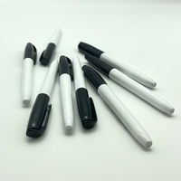 Fabricant logo personnalisé NOIR stylo marqueur permanent étanche à base d'huile ultra fine pointe stylo marqueur 1mm pour verre de silicone
