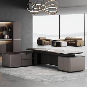 Scrivania Direzionale per CEO, Tavolo Esecutivo Nero per Ufficio, Sicuro che Scegli il Percorso Giusto - Product Image 3