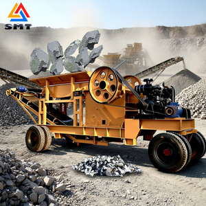 Mesin Penghancur Batu Diesel <span class=keywords><strong>Jaw</strong></span> <span class=keywords><strong>Crusher</strong></span> PE400X600 <span class=keywords><strong>PE</strong></span> 500X750 Mobile dengan Layar Getar dan Konveyor - Product Image 1