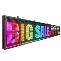 Pantalla LED P10 para Exteriores IP65, Programable, a Todo Color, Letrero con Mensajes de Texto, Señalización Digital Moderna para Tiendas Minoristas y Agencias