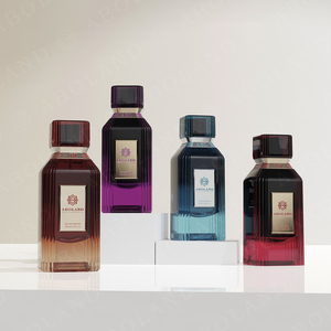 100ml Unique Shaped Glass Perfume <b>Empty</b> <b>Bottle</b> Luxury <b>Spray</b> Vial Custom Logo Fragrance Packaging Wholesale Stock - Product Image 2