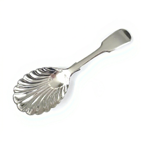 Decorative <b>Shell</b> Shaped Spoon Vintage Metal Salt and Spice Scoop for Kitchen Dining Table and Home Accessories - Product Image 1