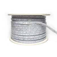Lámpara de diodo emisor de luz con 220V SMD 5730 120led, luz blanca cálida, azul, roja, verde, azul, morada