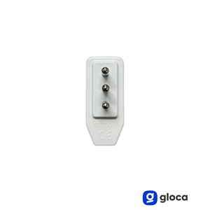 Prise électrique plate Gloca 10A 250V blanche, norme italienne, avec mise à la terre, lot de 5 - Product Image 4