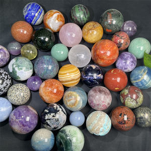 Sphère de pierre de guérison en cristal naturel en gros boule de cristal sphère de <span class=keywords><strong>quartz</strong></span> clair pour la guérison - Product Image 4