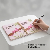 Carnet à spirales imprimé animalier en gros, journal/agenda personnalisé avec logo