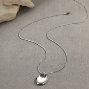 Joyería Fina al por Mayor de Estilo Coreano Moderno para Mujer, Collares con Colgante de Acero Inoxidable Chapado en Oro para Fiestas - Product Image 4