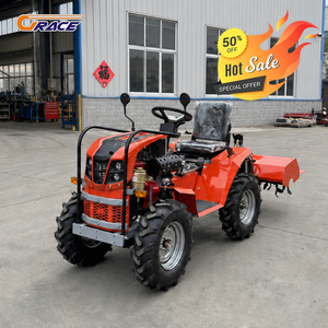 Tracteur agricole compact Micro Garden, livraison gratuite Chine, YTO 4x4 18cv diesel, mini-chargeuse-pelleteuse - Product Image 1