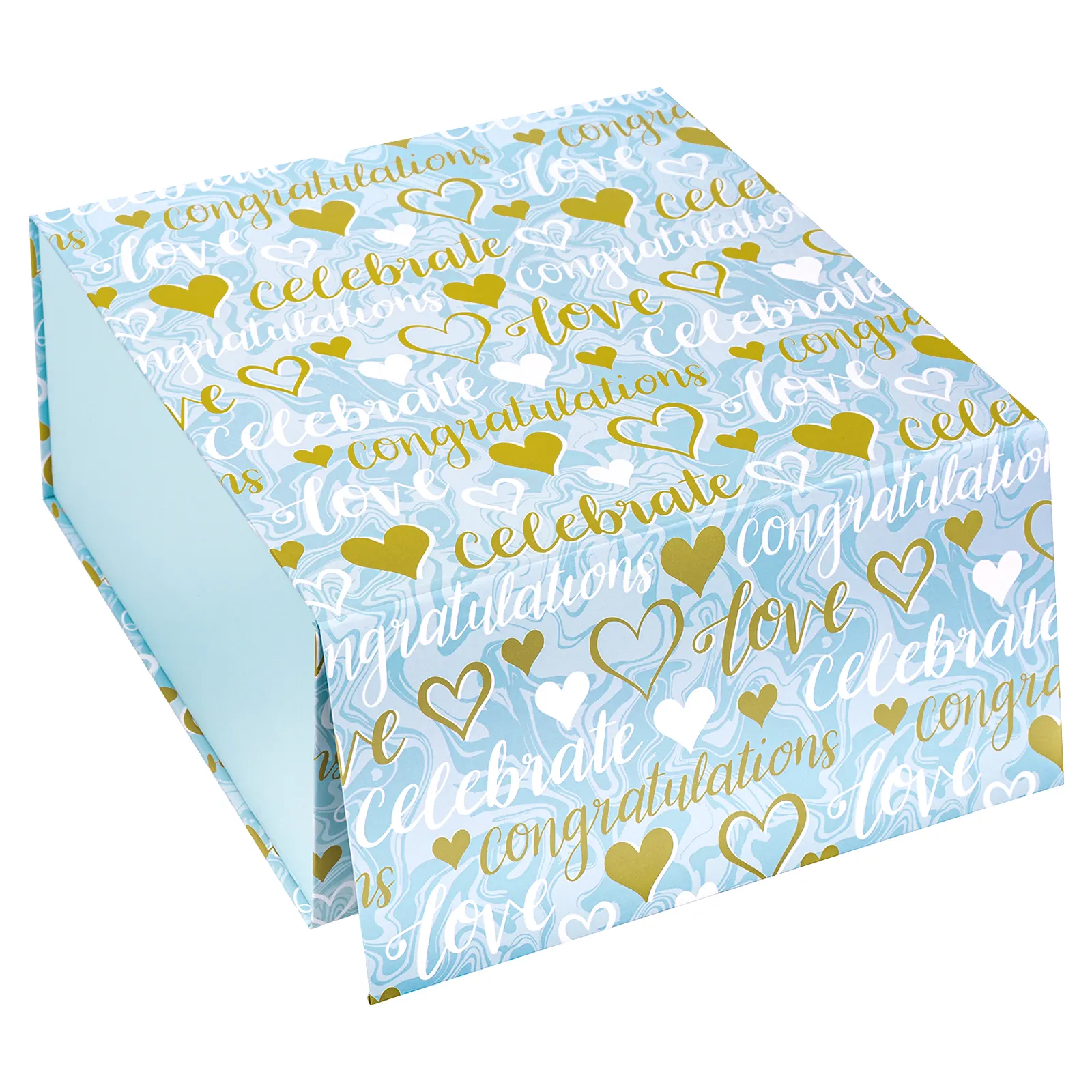 Brésiliennes en papier Design avec des cœurs, lettres d'amour, pour fête, mariage, boite cadeau, en stock,