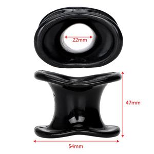Penis Ring Sex Toys for Men Scrotum Stretcher Delay Ejaculation Adult Sex Products <strong>Cock</strong> <strong>Cages</strong> Male Chastity Device - Product Image 6