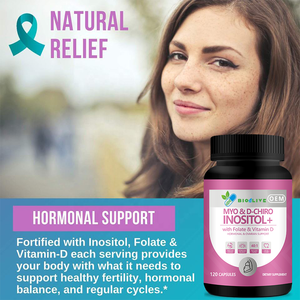 Kapsul Kompleks OEM Myo-<span class=keywords><strong>Inositol</strong></span> & D-Chiro <span class=keywords><strong>Inositol</strong></span> - Rasio 40:1 untuk Kesehatan Ovarium & Sel Telur Wanita - Product Image 3