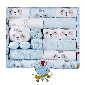 Conjunto de Regalo de Ropa para Bebé Recién Nacido, Algodón Peinado Suave, Múltiples Piezas, Regalo para Bebé de un Mes, Artículos para Mamá y Bebé - Product Image 1