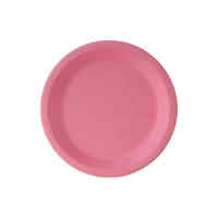 Assiettes jetables biodégradables colorées teignant le plat en papier jetable fabriqué à partir de canne à sucre