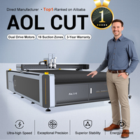 Cortadora de Tela Digital CNC de Cama Plana con Rodillo AOL1625