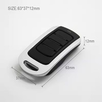 433 868 315 287mhz Multi-Fréquence RF Télécommande 4 Boutons Émetteur De Poche Code Roulant Fixe Porte De Garage