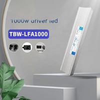 Controlador LED Tbwtek con HPF Aislado de 1000W, Sin Parpadeo, IP67, Atenuación de 0-10v, Controladores de Iluminación LED de Corriente Constante para Luces de Cultivo LED