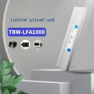 Tbwtek Driver LED Hpf terisolasi, 1000W berkedip gratis IP67 0-10v peredupan arus konstan Driver pencahayaan LED untuk lampu tumbuh Led