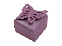 Boîtes en papier à bonbons à motifs de papillons multicolores, boîtes en papier pour cadeaux de mariage, boîte en papier pour chocolat pour fête de mariage, fête d'anniversaire