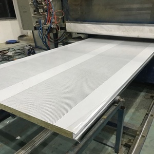 Gran oferta, diseño único, paneles sándwich con cara de Metal de lana de roca, aislamiento <span class=keywords><strong>térmico</strong></span>, pared Interior para almacenes - Product Image 2
